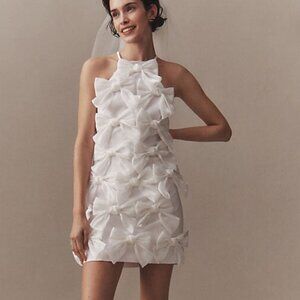 NWT BHLDN Sleeveless Allover Bow Mini Dress - Size Large